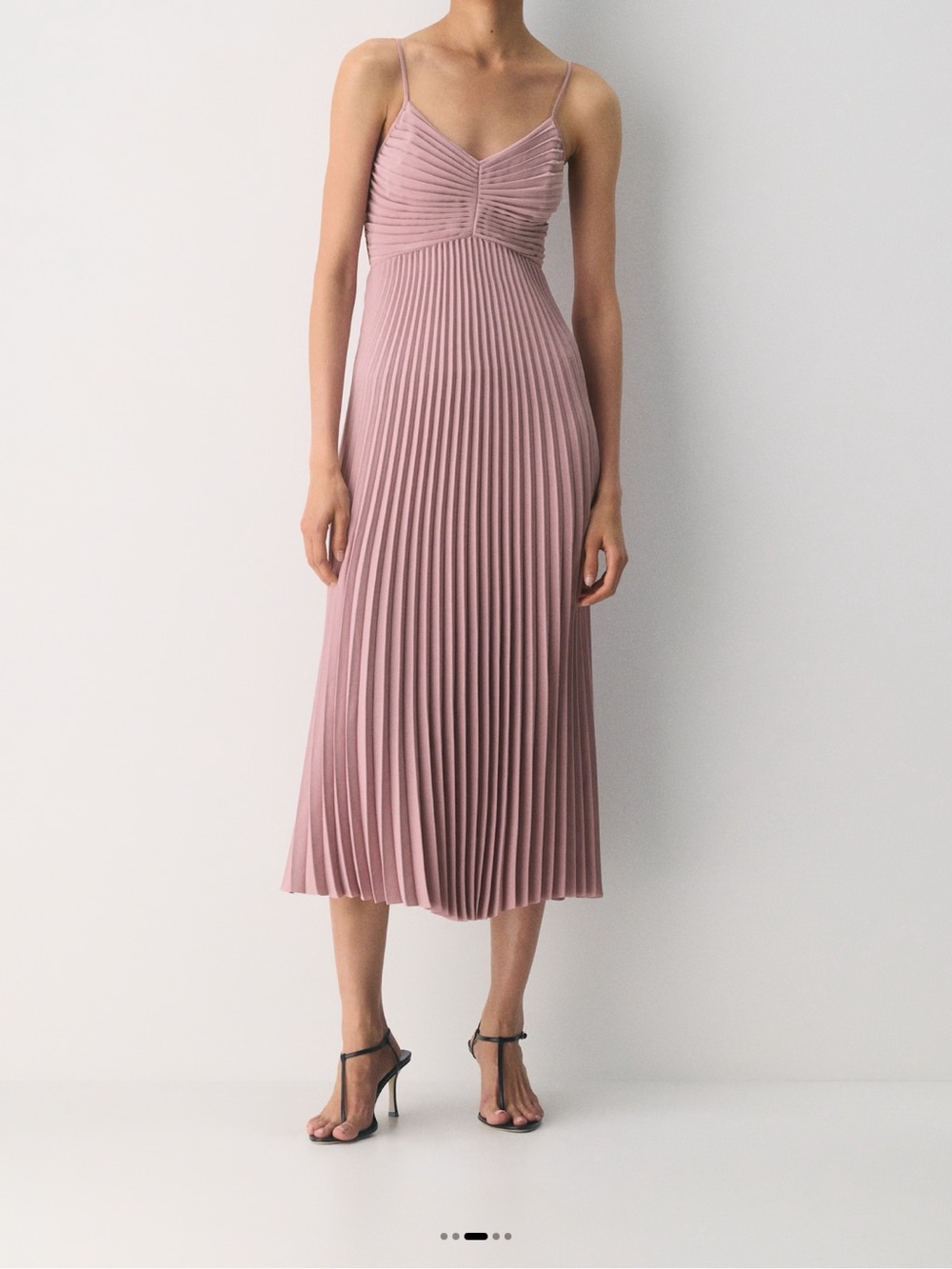 Aritzia Babaton Celebrate dress in Claremont pink